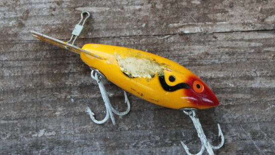 Vintage lure — identification pending